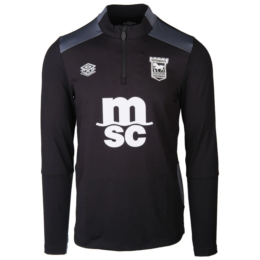 Umbro 2025/26 Black 1/4 Zip Training Top Adult