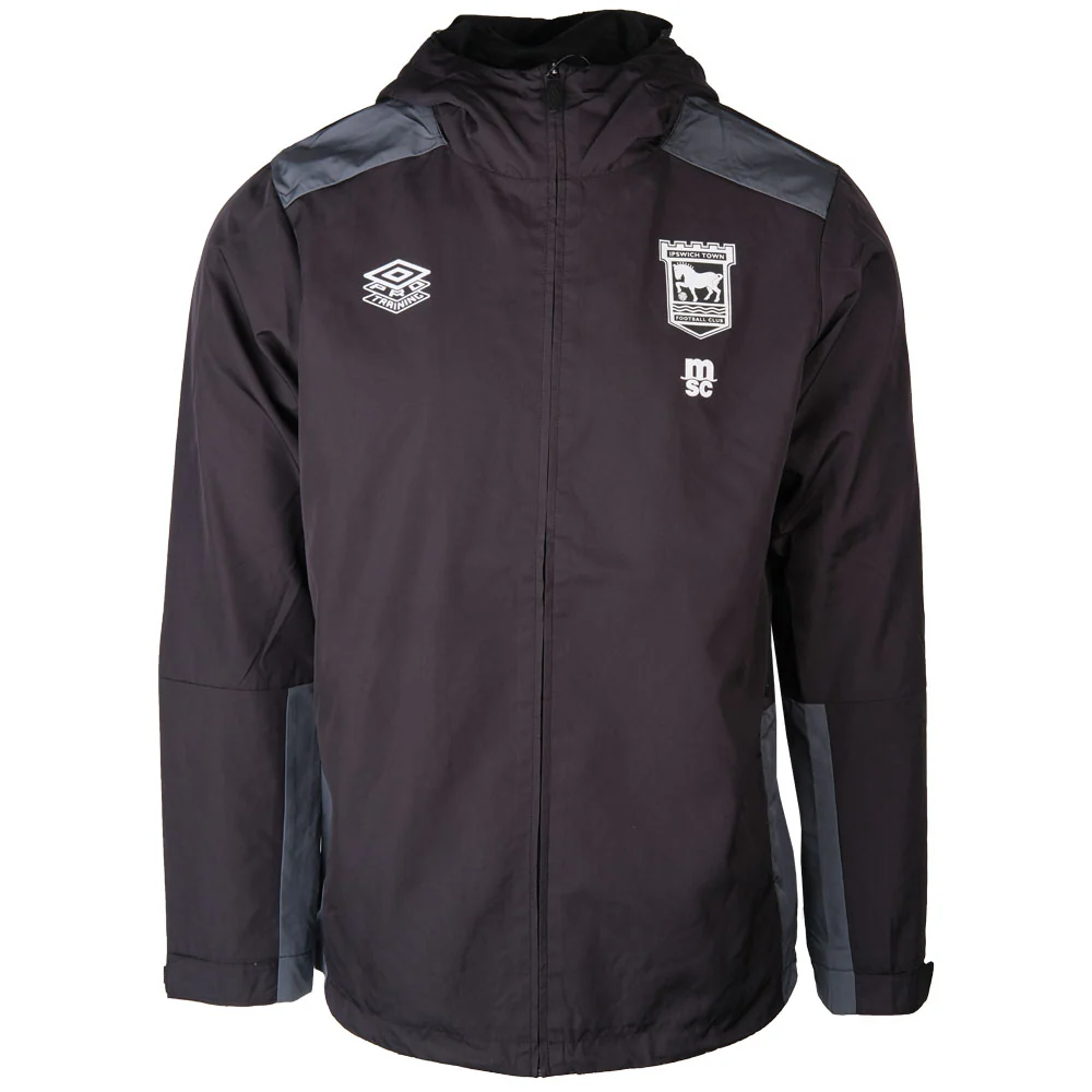Umbro 2025/26 Black Shower Jacket Junior