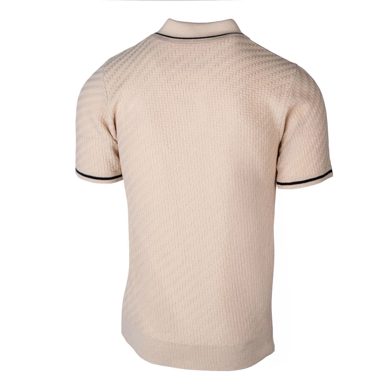 Flagstone Knitted Zip Polo - Image 5