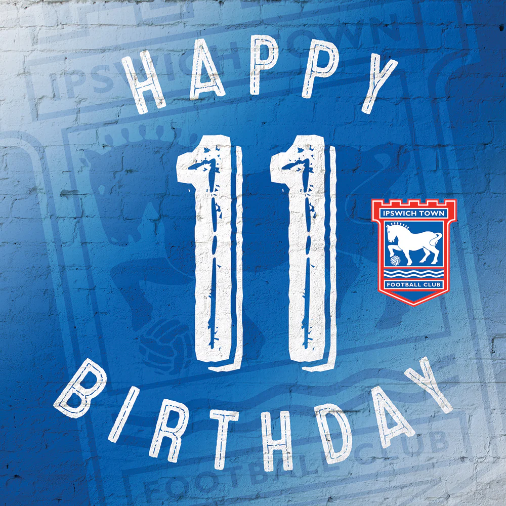 Happy 11th Birthday Card