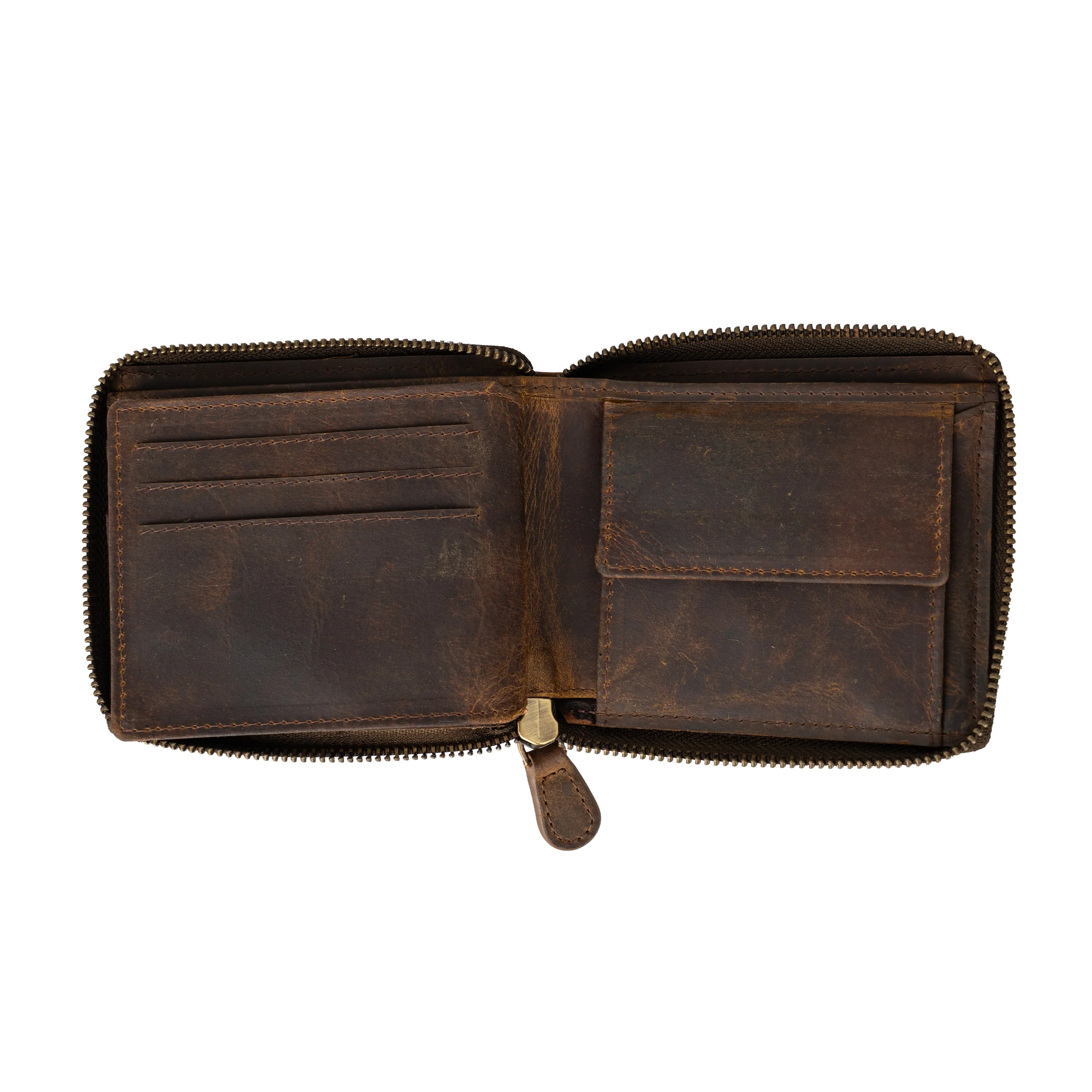 ITFC Hunter Leather Zip Around Wallet - Image 3