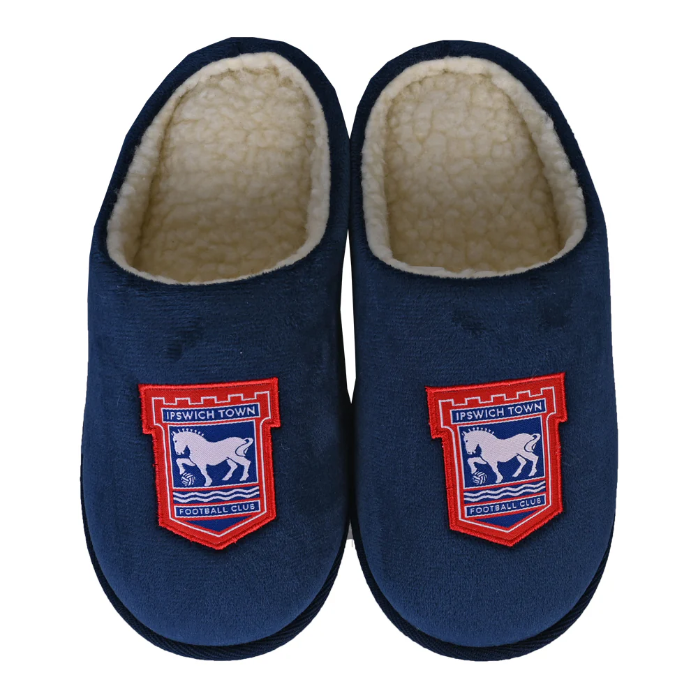 Navy Crest Mule Slipper Junior - Image 2