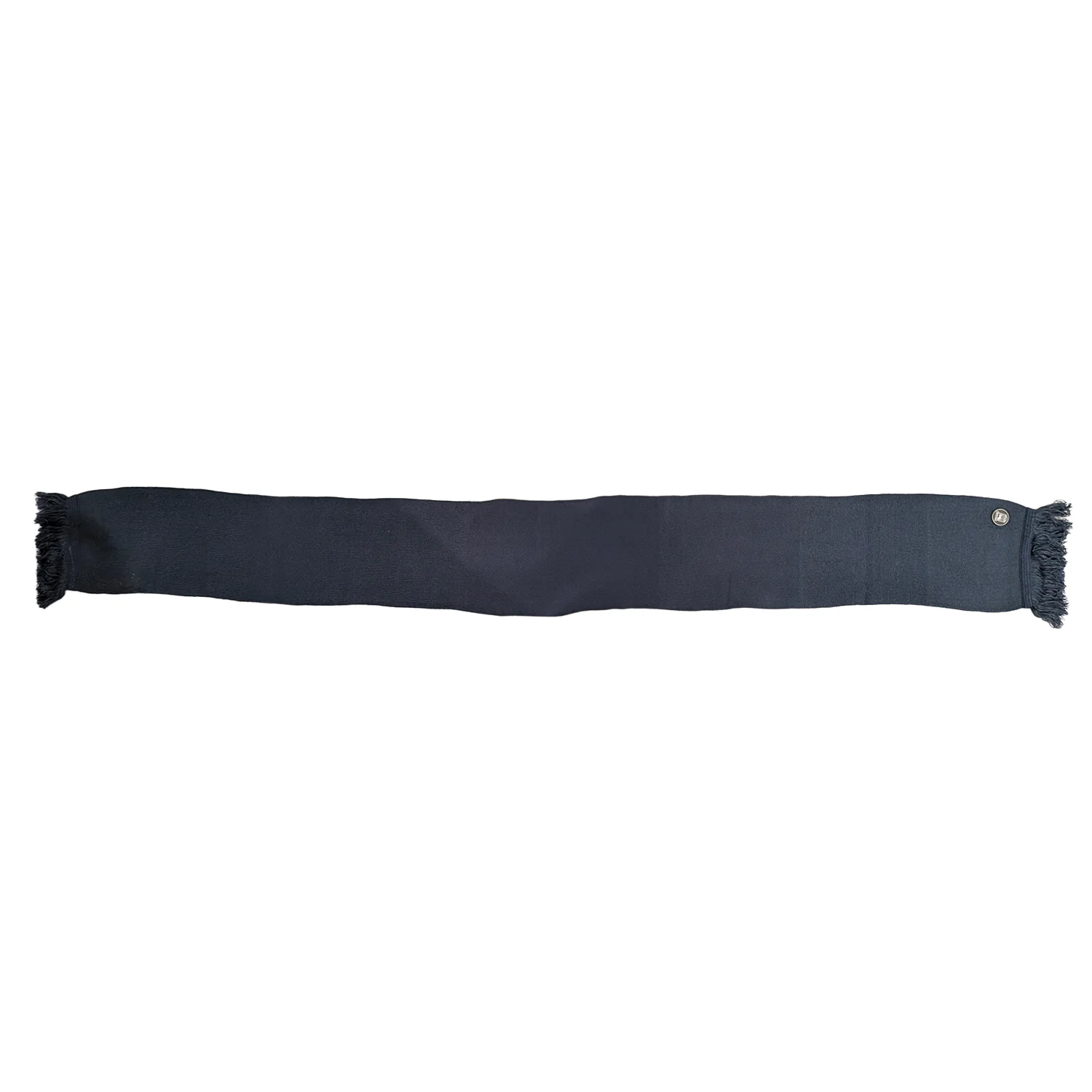 Navy Ribbed Scarf - Image 2