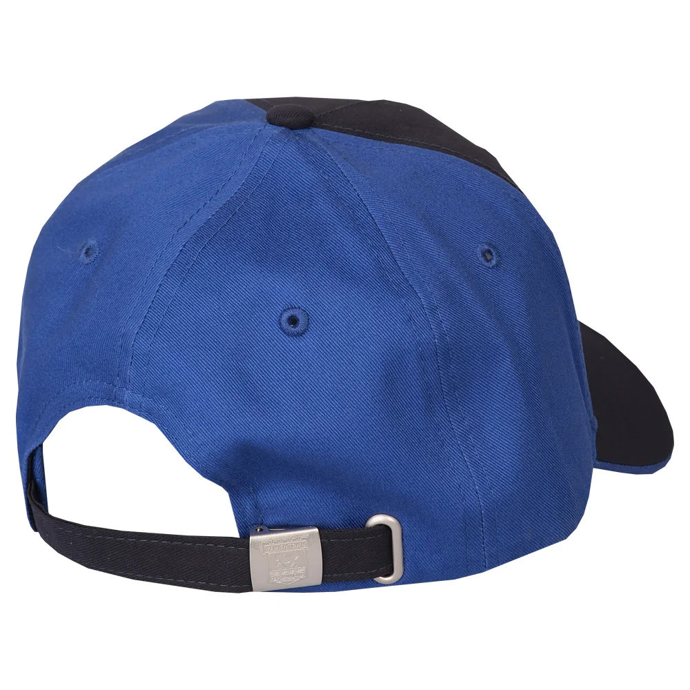 Navy/Royal Stripe Peak Cap Adult - Image 2