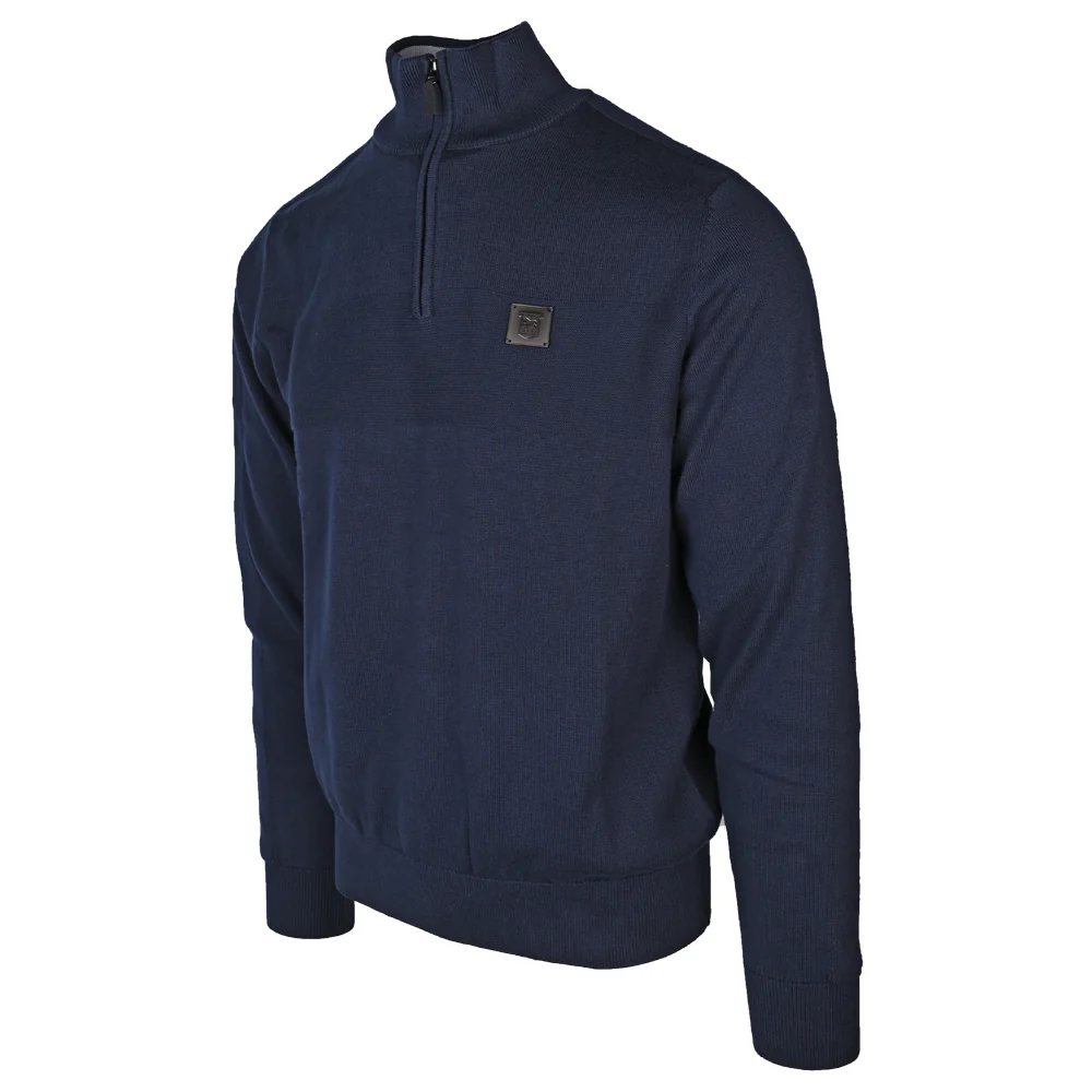 Premium Navy 1/4 Zip Top - Image 2