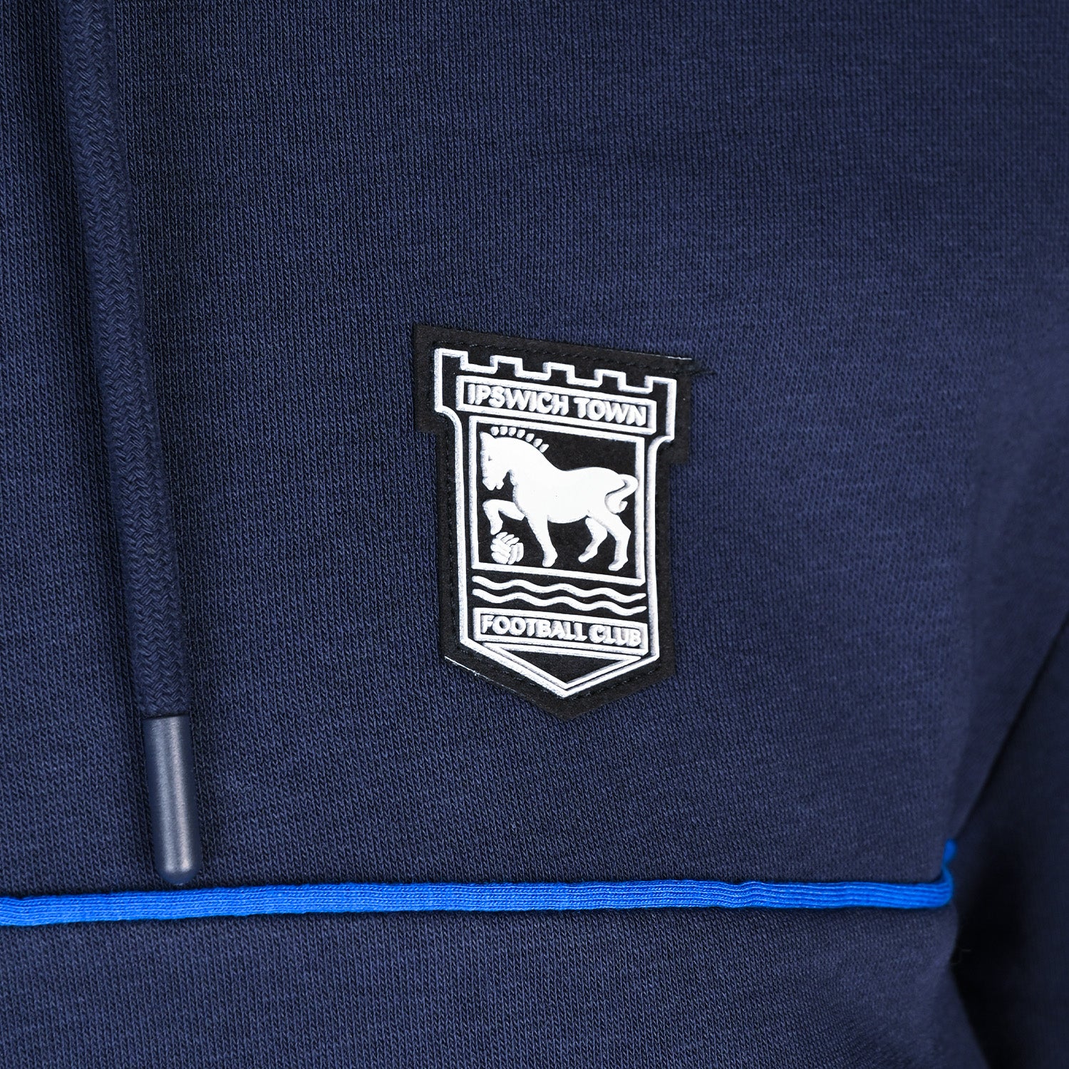 Town Apparel Crest Hoody Navy Junior - Image 4