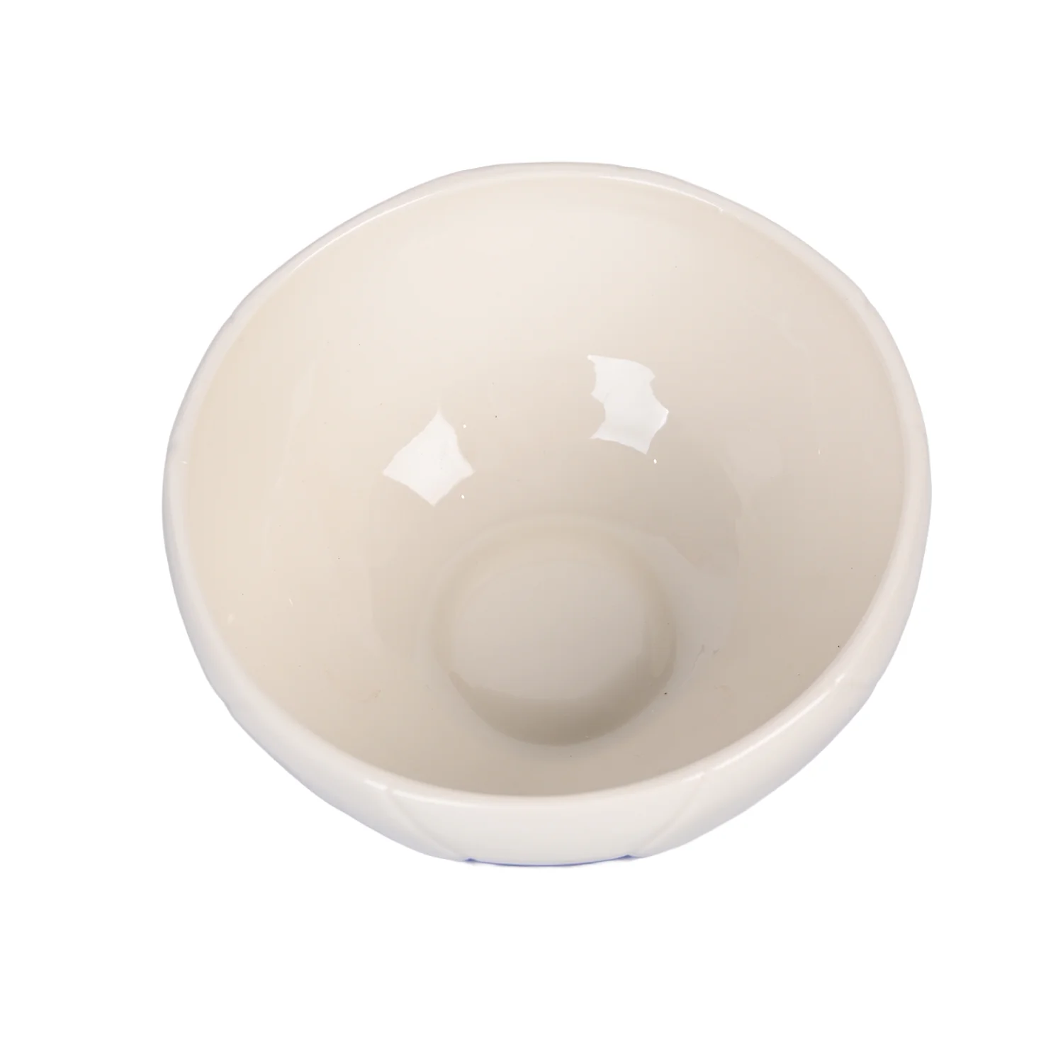 White/Blue Cereal Bowl - Image 2